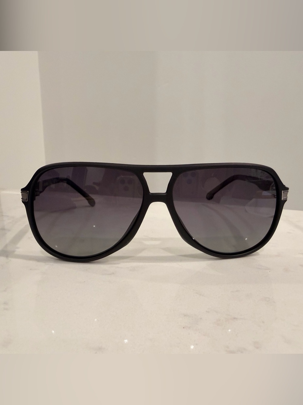 Carrera Black Sunglasses Temple Arm with Silver Detail